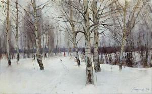 В январе